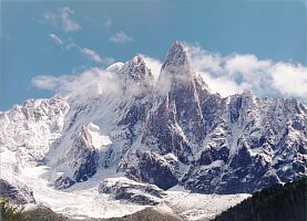Spectacular view of Les Drus from the balcony!